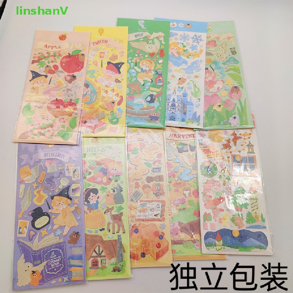 Hình Dán Chủ Đề Cổ Tích Đáng Yêu Trang Trí Sổ Lưu Niệm Tạp Chí Ngôi Làng Sao Chasing Album Mới