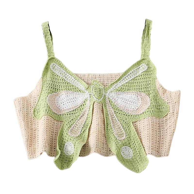 Áo Hai Dây Dệt Kim Thêu Hoa Thời Trang Cho Nữ