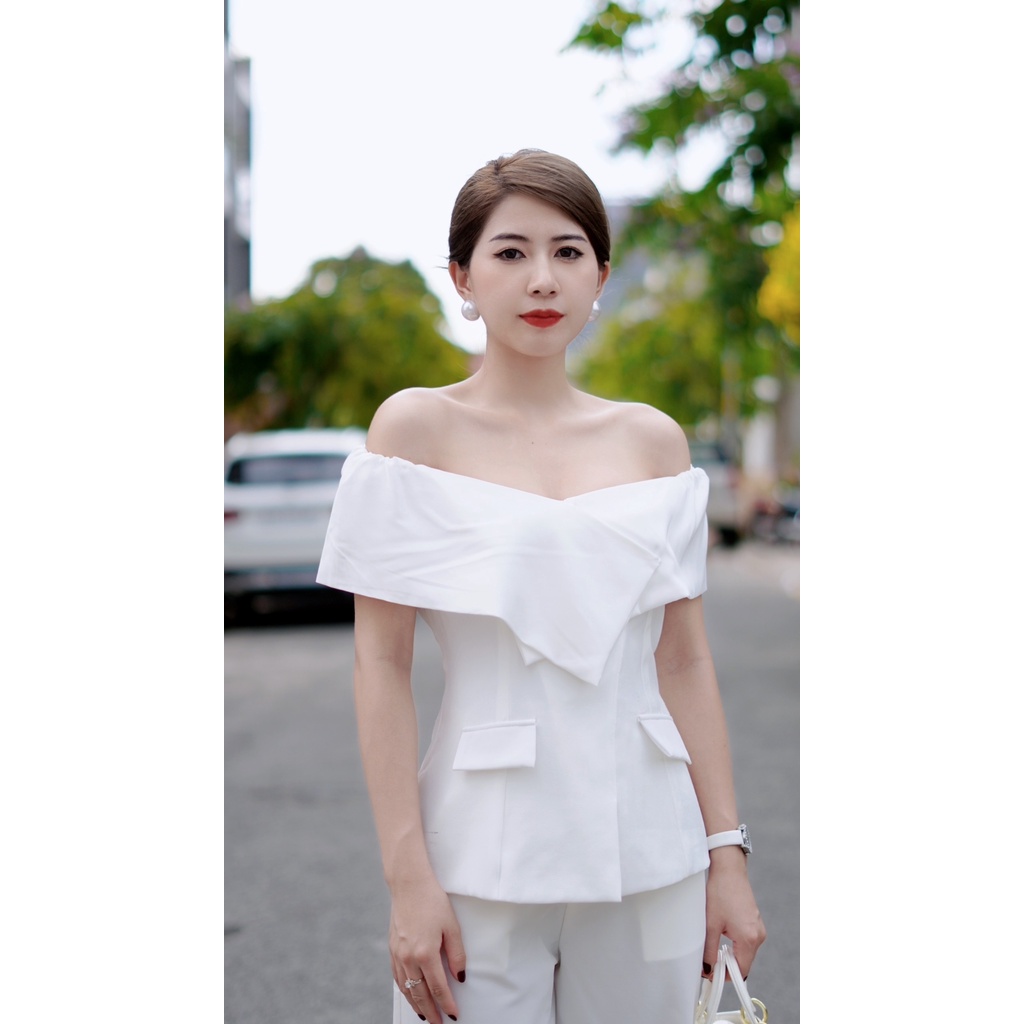 Áo Peplum Trễ Vai Sang Trọng 4YOUNG A2232