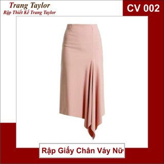 Rập giấy chân váy nữ cv002 full size s-xxl