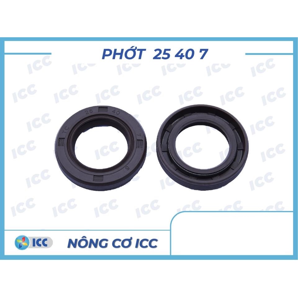 Phớt máy cáy mini 25-40-7
