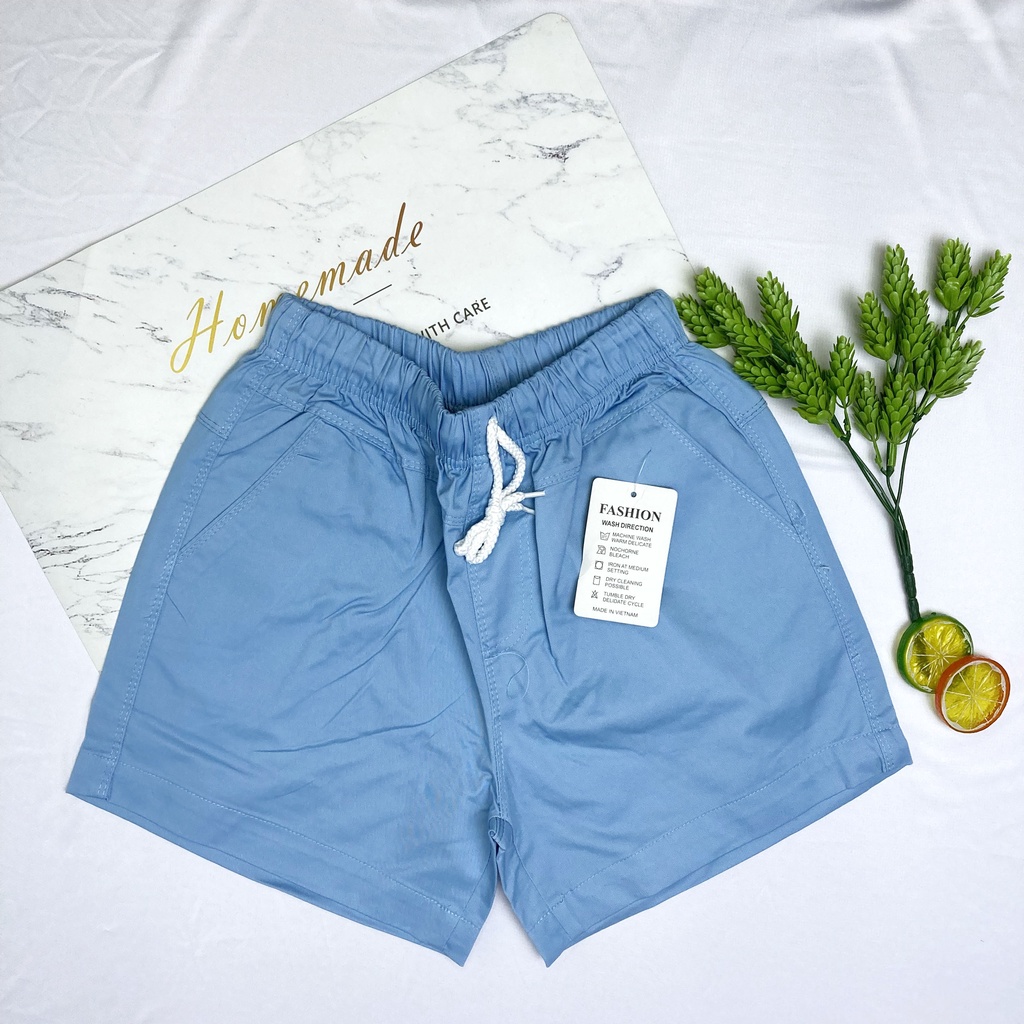 Quần short nữ kaki từ 55-66kg quần đùi short nữ lưng thun có dây rút có độ giãn - hàng đẹp - DEPDAI