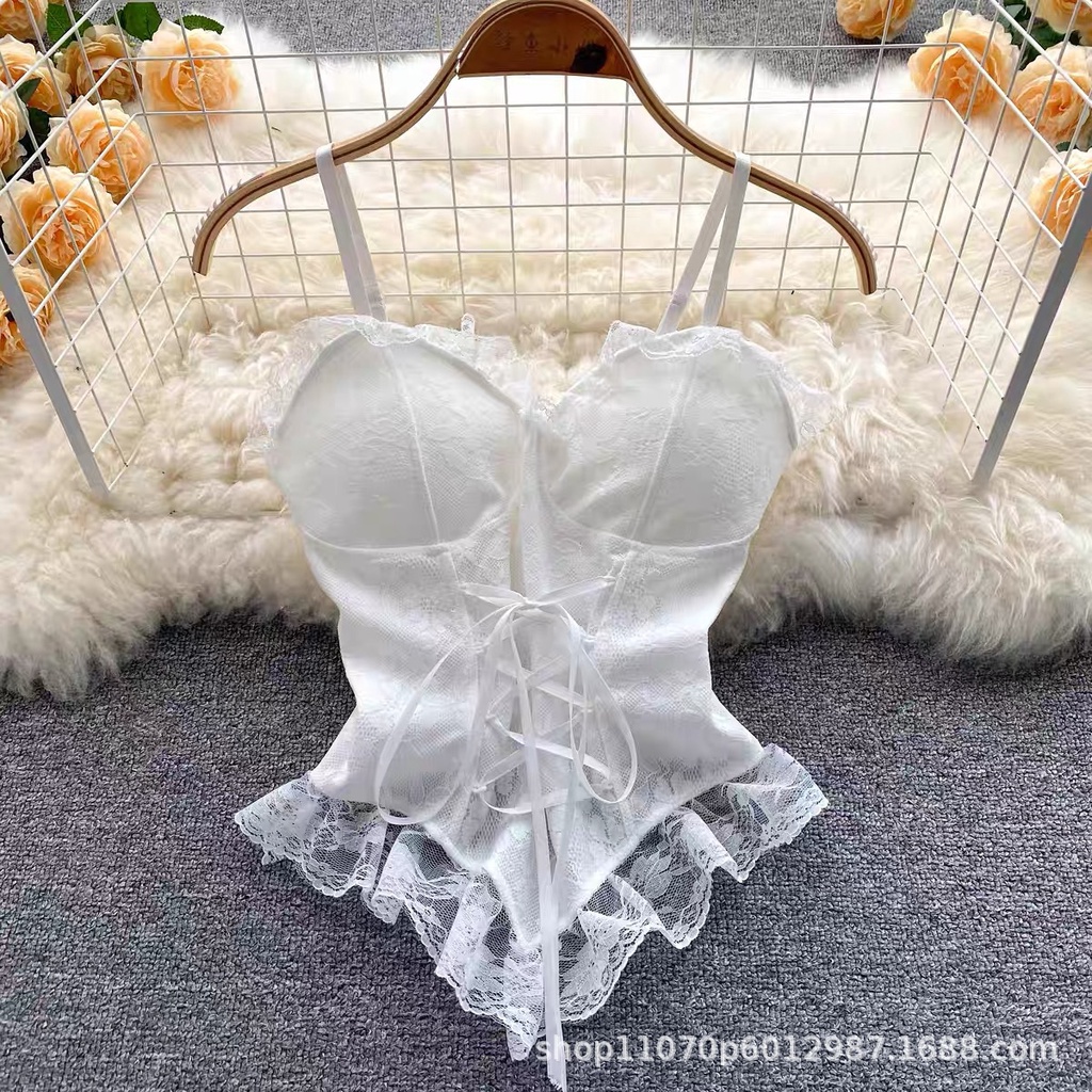 Áo Bra 2 dây viền ren sexy cực xinh có mút ngực Bra11 | BigBuy360 - bigbuy360.vn