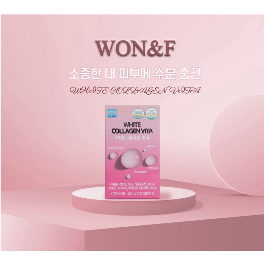 Viên uống trắng da White Collagen Vita 30 viên