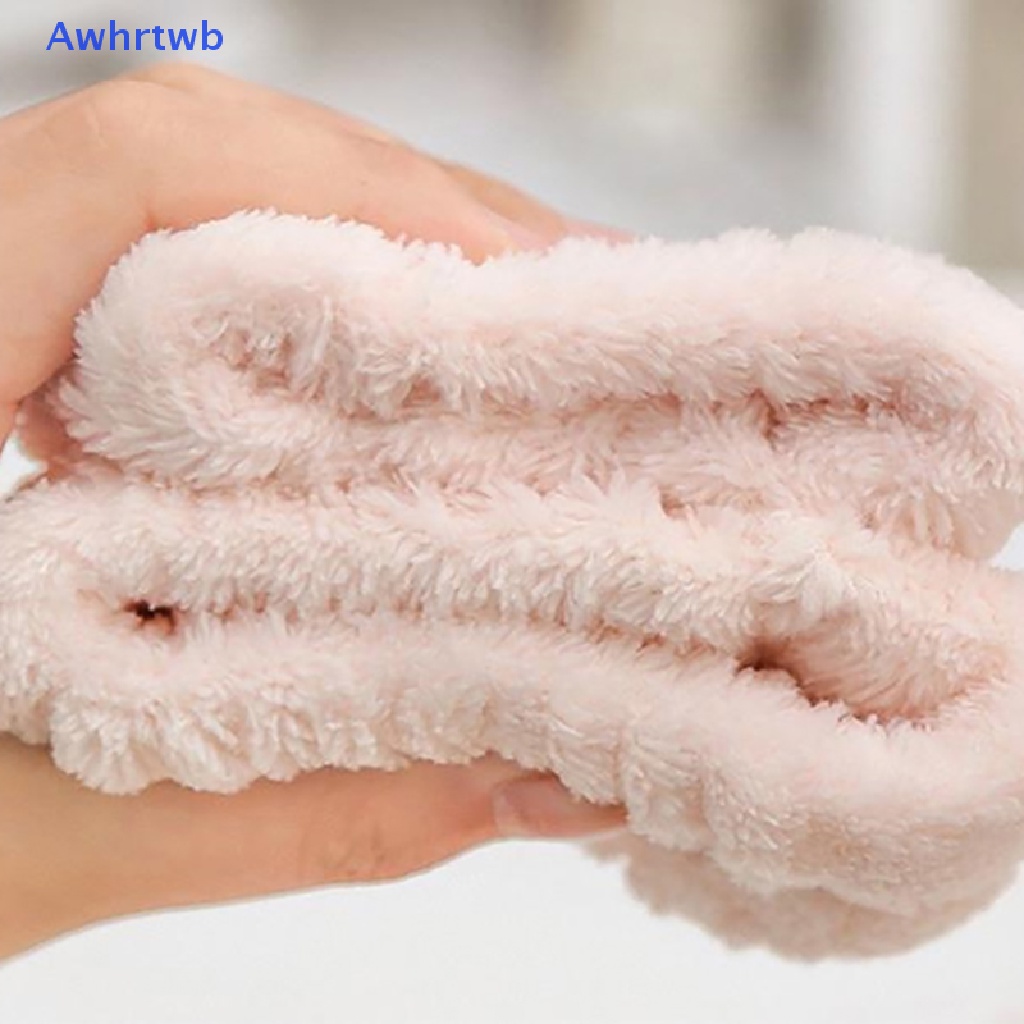 1 Cặp Băng Đô Rửa Mặt / Cổ Tay / Cổ Tay Bằng Vải Sợi Nhỏ Thấm Hút Nước Cho Nữ Khi Rửa Mặt / Chạy Bộ