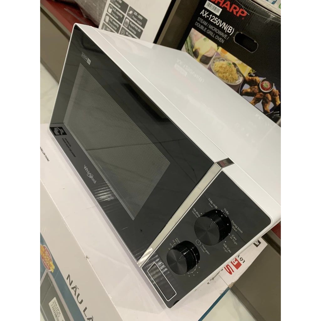 Lò Vi Sóng Whirlpool MS2003WV 20 Lít, Hàng chính hãng, Bảo hành 24 tháng