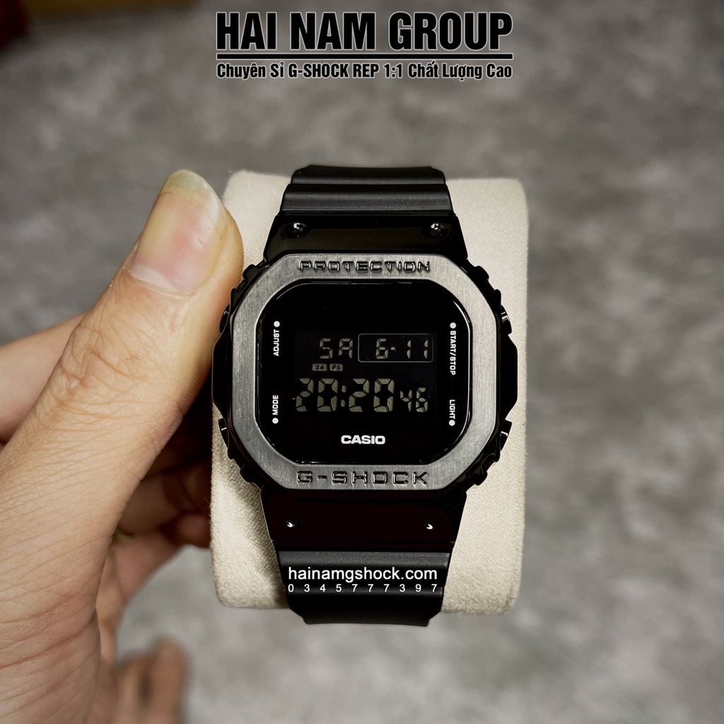 Đồng hồ nam G-SHOCK GM-5600B-1 Black Camouflage Black Face | GM 5600 Full Black | GM 5600 Black