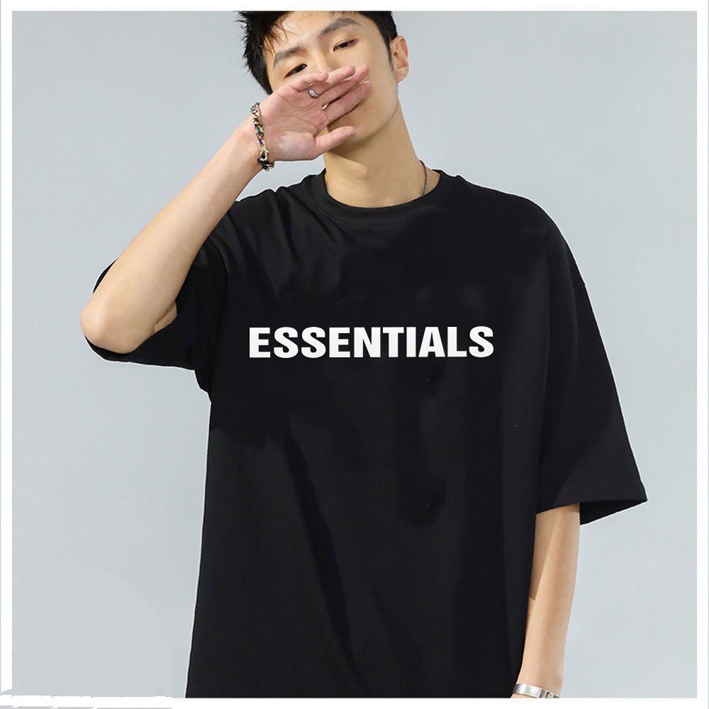 Áo phông nam nữ cotton oversize A087 dày mịn, co giãn tốt, thấm hút mồ hôi.
