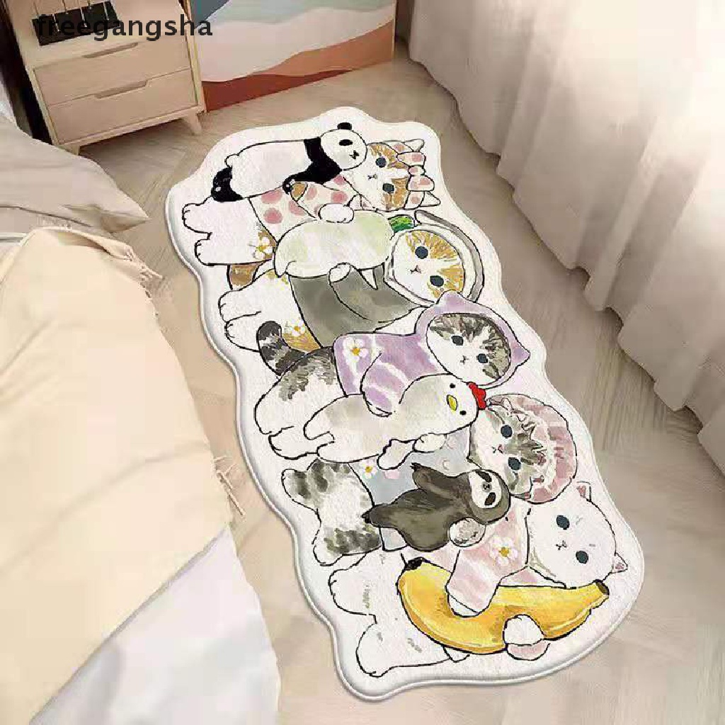 1 Thảm Chùi Chân Chống Trượt Hình Mèo Dễ Thương