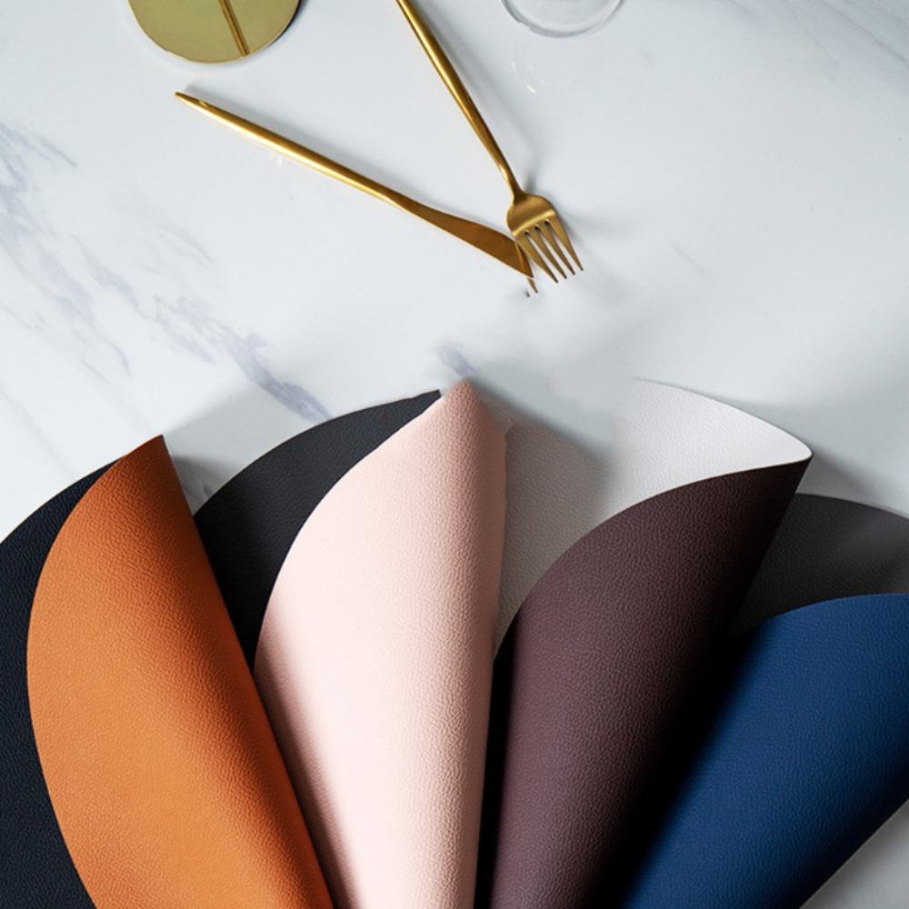 Aaron1 Tấm Lót Cốc Bằng PU 33CM Chống Thấm Nước / Dầu Cho Nhà Bếp