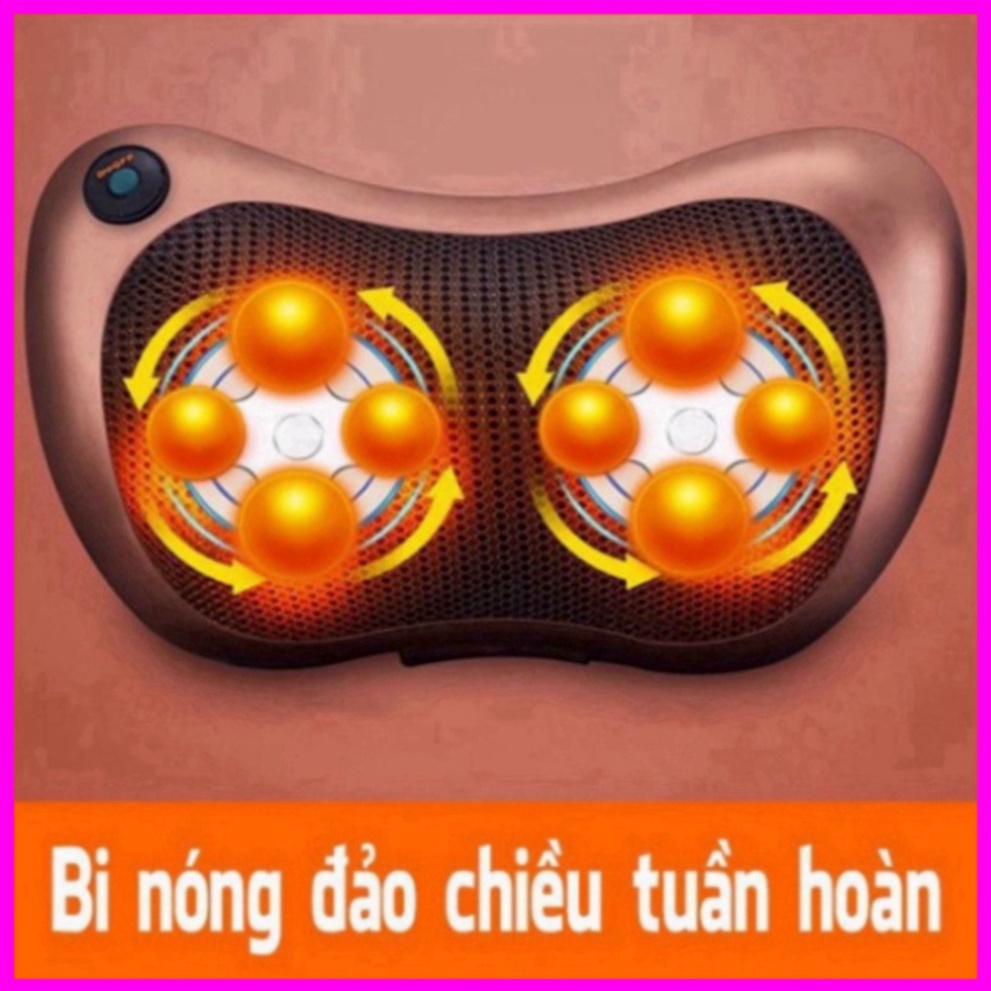 Gối massage cổ vai gáy hồng ngoại xoay 2 chiều - máy massage cổ vai gáy - ảnh sản phẩm 3