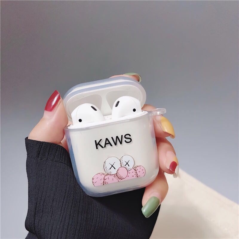 Vỏ Bảo Vệ Hộp Sạc Tai Nghe Airpods1 Pro3 Apple AirPods2 airpods1airpods2AirPods MKI5 Hình KAWS Sesame Street Dễ Thương