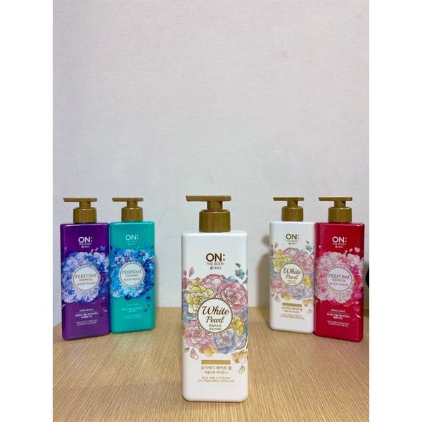 Sữa tắm hương nước hoa dưỡng ẩm On The Body Perfume 500ML - 4 mùi hương