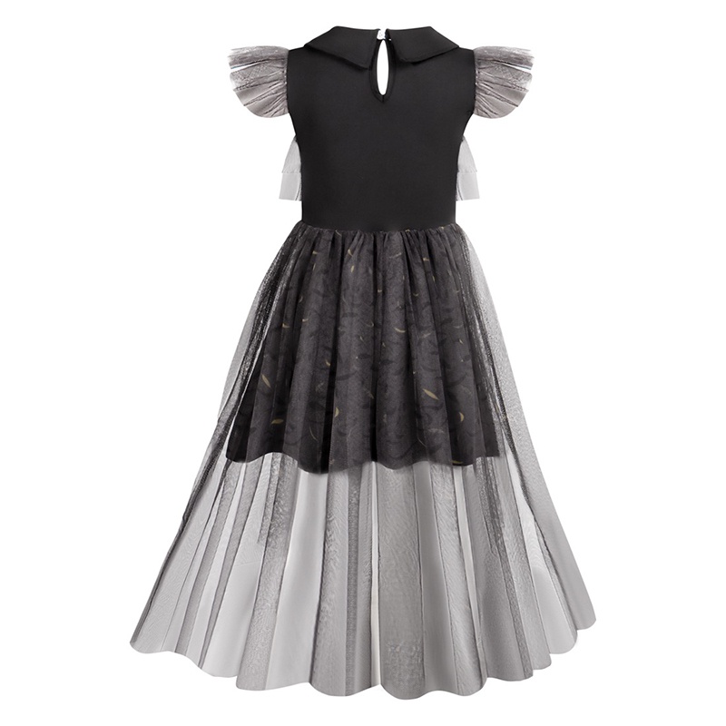 Đầm Lưới Hóa Trang Nhân Vật Vestidos 2023 Mới Cho Bé Gái 4-10 Tuổi