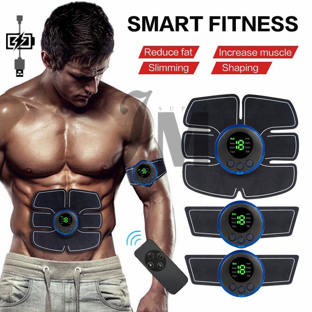 Miếng Dán Mát Xa Cơ Bụng EMS Bằng Điện Kích Thích Cơ Bắp Dùng Tại Nhà