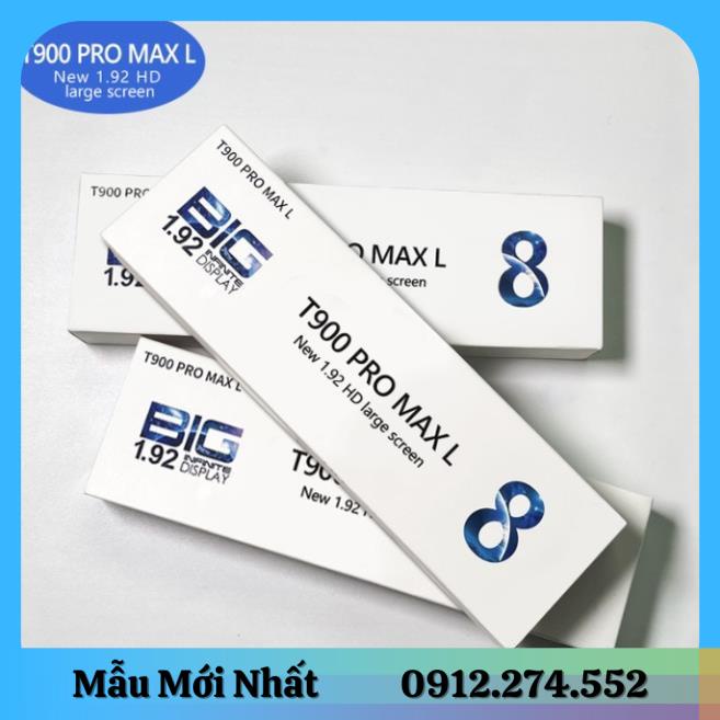 Đồng Hồ Thông Minh T900 Pro MAX L Nghe Gọi 2 Chiều, Nhận Tin Nhắn, Nghe Nhạc Cho Nam Nữ Màn Hình Lớn 1,92 Thế Hệ Thứ 8