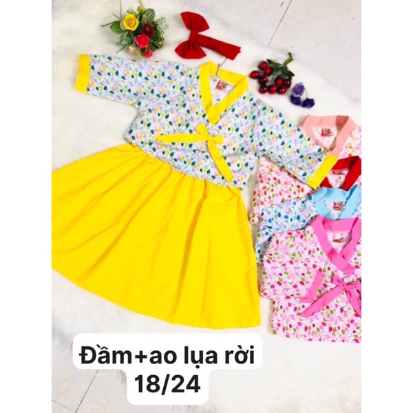 Hanbok phong cách Hàn cho bé gái 7-22kg