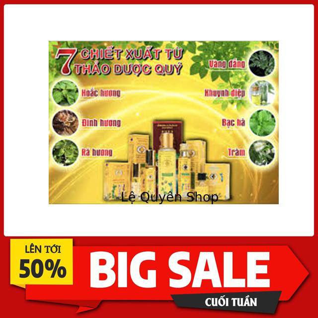 𝐐𝐮𝐞𝐞𝐧𝐁𝐞𝐚𝐮𝐭𝐲 -  Dầu thảo dược thập tự vàng 24ml xoa bóp