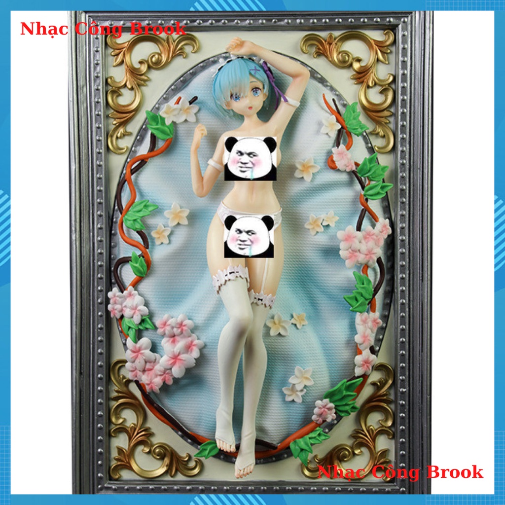 Mô hình Rem  - mô hình manga Re Zero Rem cast of full box trang trí phòng học anime