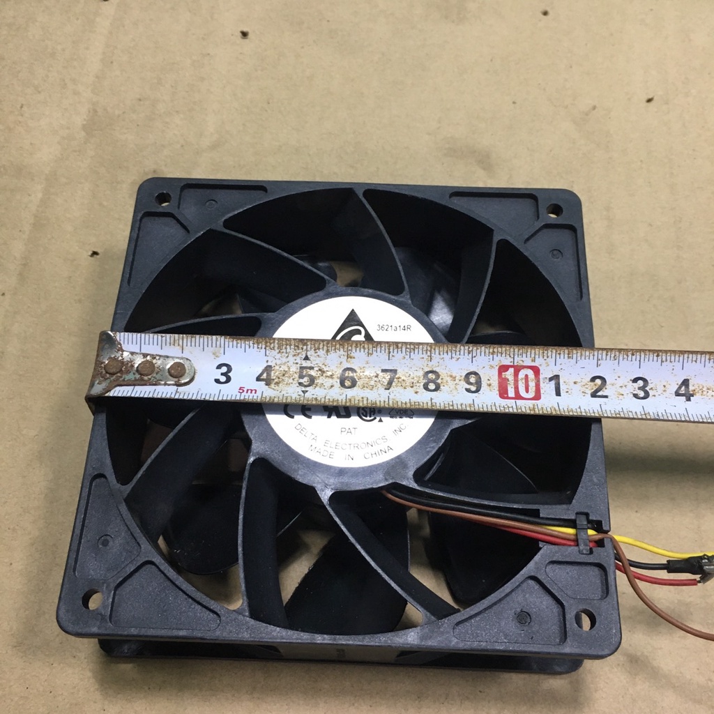 Quạt quạt tản nhiệt 12v - quạt làm mát 12x12x4cm hàng tháo máy