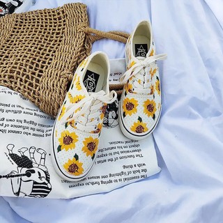 [ORDER] Giày dáng van hoa cúc vàng