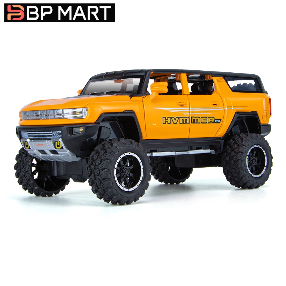 BP MART Mô Hình Xe Ô Tô Địa Hình GMC Hummer EV SUV Tỉ Lệ 1 / 24 Cao Cấp