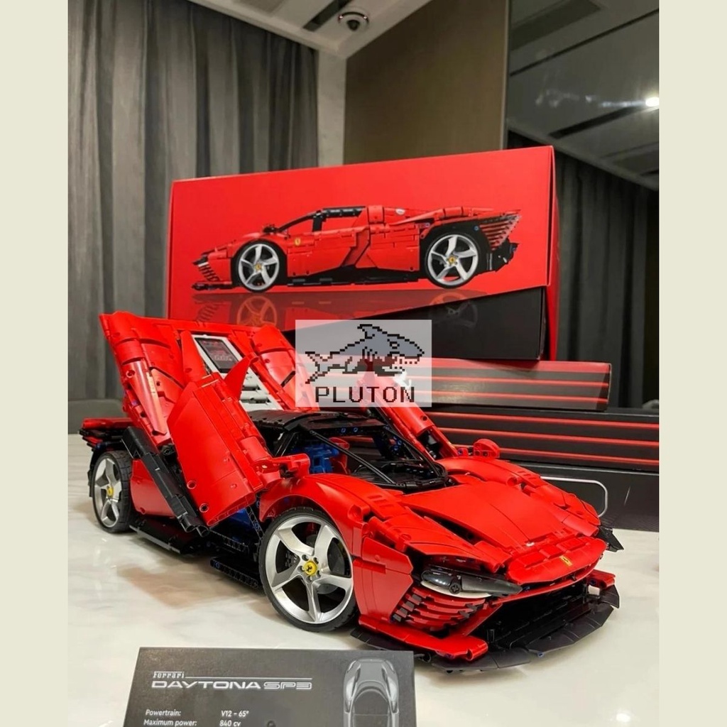 Mô hình lắp ráp siêu xe technic thể thao Daytona sp3 Mô hình technic tỉ lệ 1:8 với 3778 PCS cung cấp bảo hành bởi Pluton