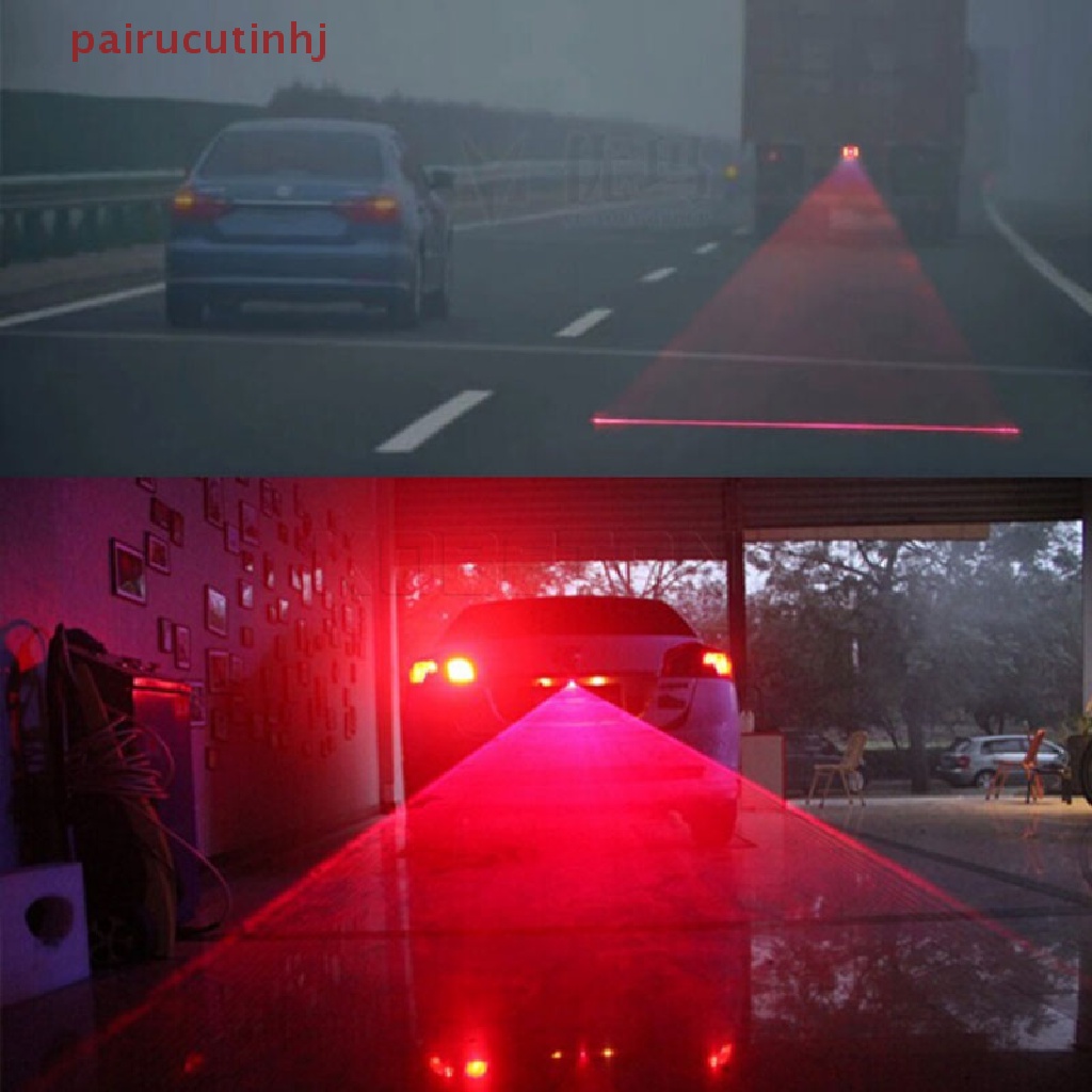 Cặp Đèn Laser Cảnh Báo Va Chạm Chống Va Chạm Gắn Đuôi Xe Máy / Xe Hơi