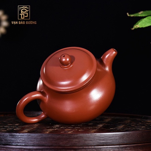 Ấm tử sa đại hồng bào dáng Phan Hồ 220ml Có chứng thư của nghệ nhân đi kèm , Vạn Bảo Đường