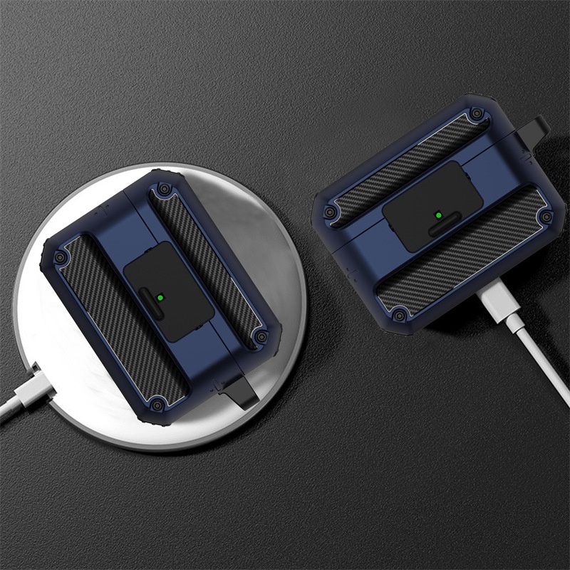 Vỏ Bảo Vệ Hộp Sạc Tai Nghe Airpods Pro 2 1 2 3 Tự Động Chống Sốc Chống Thấm Nước Chống Rơi