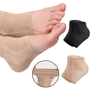 1 Đôi Vớ Gel Bảo Vệ Gót Chân Dưỡng Ẩm Chống Nứt Nẻ Màu Sắc Trơn Dành Cho Spa