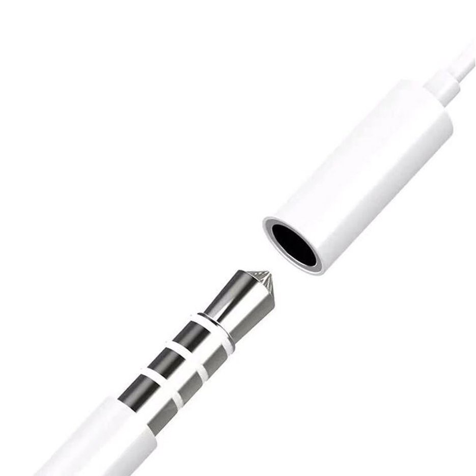 3.5mm Jack Audio Cable Adapter for iPhone X XS Max 8 7 Plus Earphone Splitter