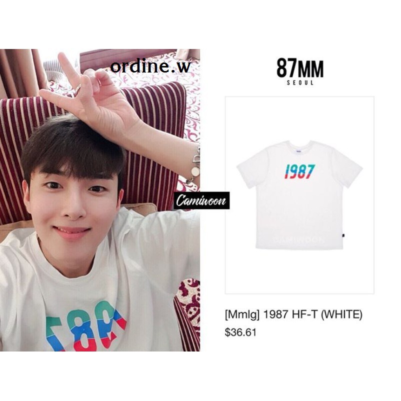 ORDER_áo phông 87mm sọc 3 màu SUPERJUNIOR Ryeowook
