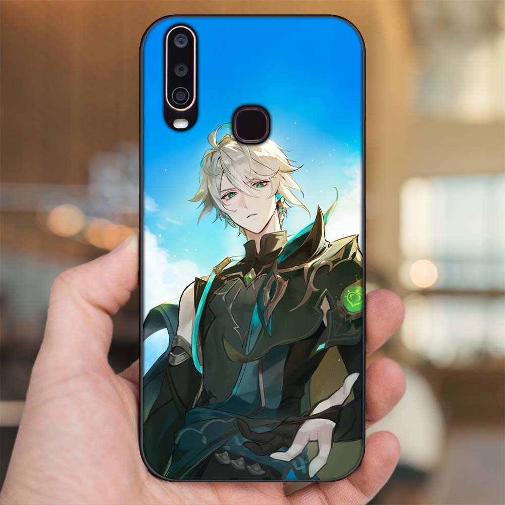 Ốp lưng Vivo Y12, Y15, Y17, U10 viền đen in hình Alhaitham Genshin Impact