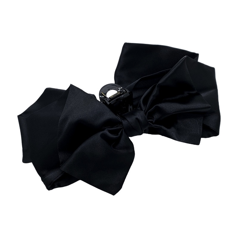 Kẹp Tóc Nơ Đen Hình Cá Mập Thời Trang Hàn Quốc