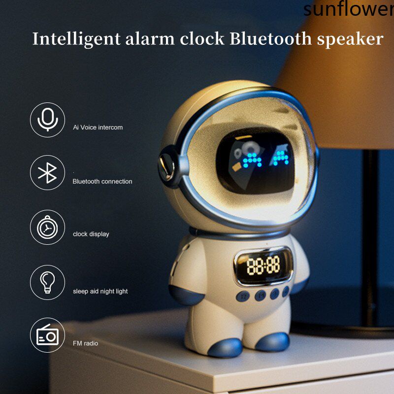Loa Bluetooth Phi Hành Gia Đồng Hồ Báo Thức Âm Thanh Tương Tác Ai Thông Minh Thẻ Nhớ Quà Tặng Sáng Tạo Giáng Sinh-Sun. Vn