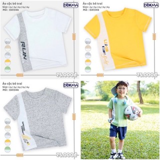 Áo cộc tay cổ tròn dokma 2-6y.