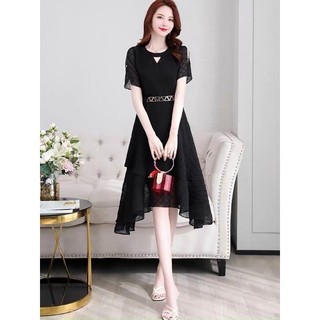 Đầm voan lụa mềm mại kiểu dáng dễ thương QCNP3562