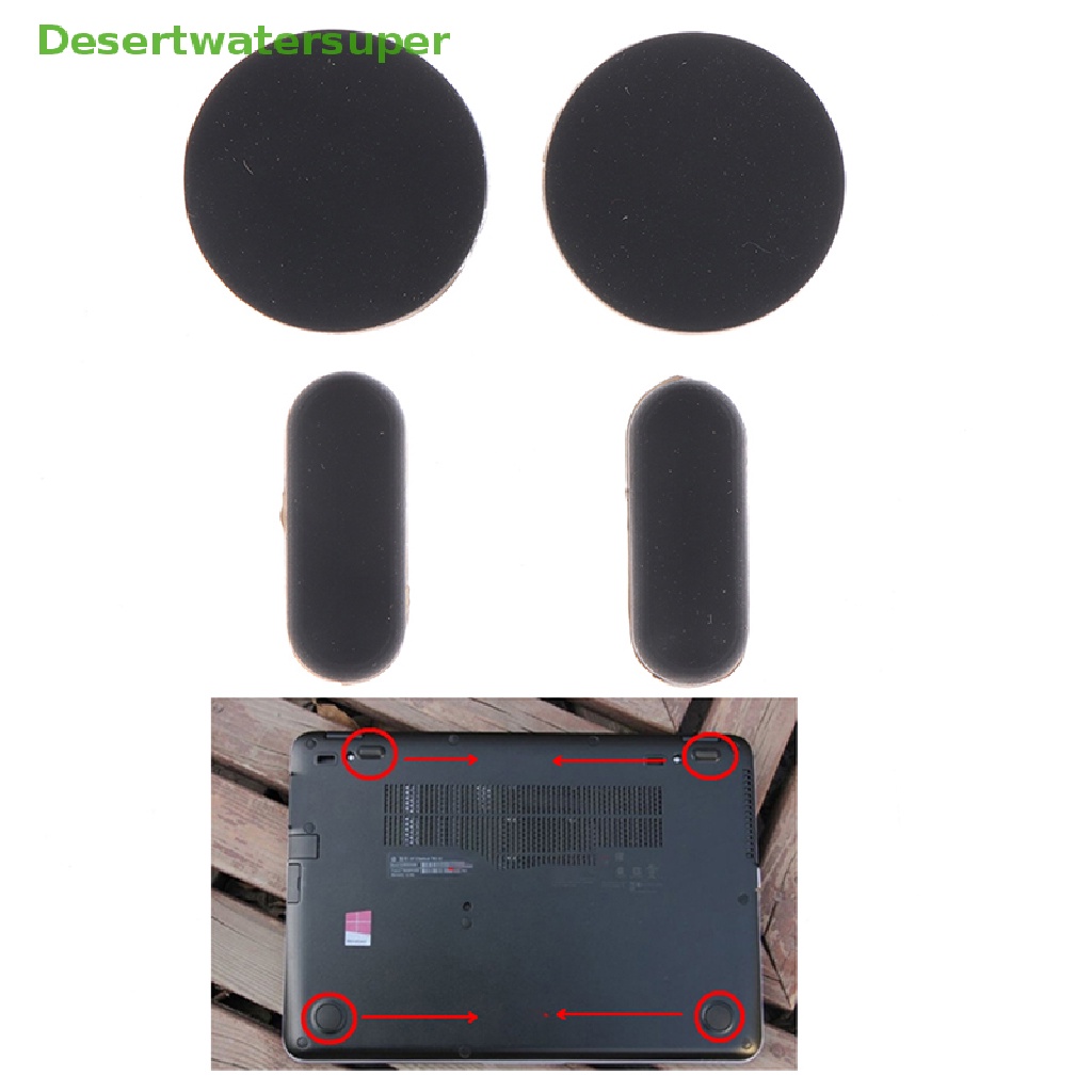 Bộ 4 Miếng Đệm Cao Su Cho Laptop HP 840 745 820 725 850 755 G3 G4