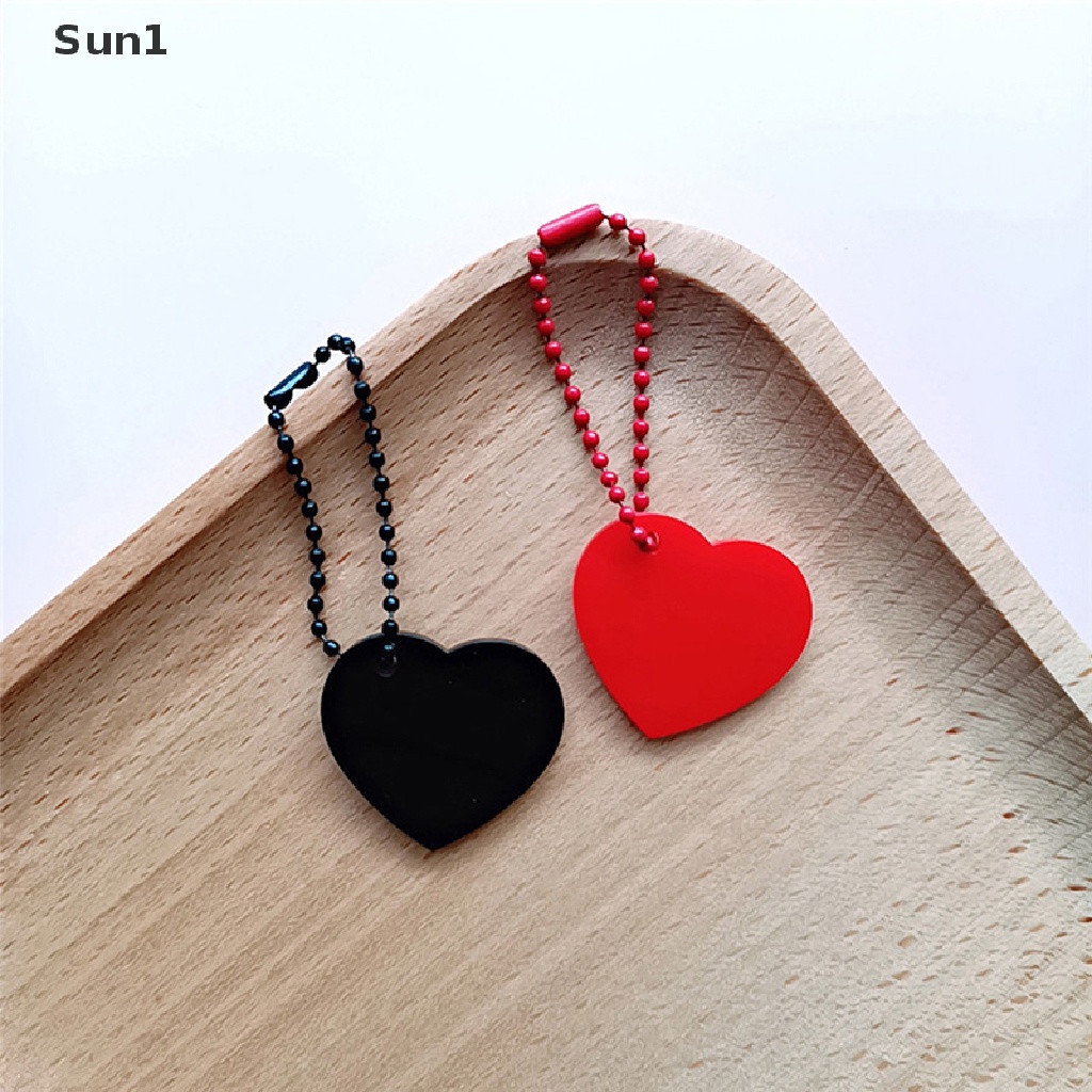 Móc Khóa Hình Trái Tim Bằng Acrylic Sun1 &gt; Thủ Công