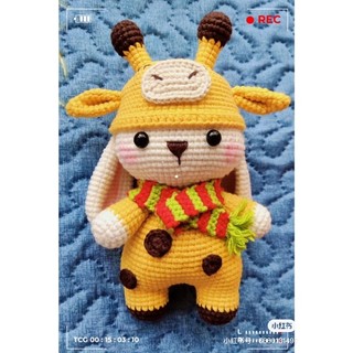Thỏ mũ ếch( thỏ mũ hưu ) HandMade