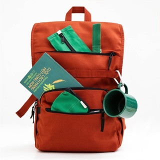[ ĐẬM ] Balo NẮP - Backpack - gạch/đen