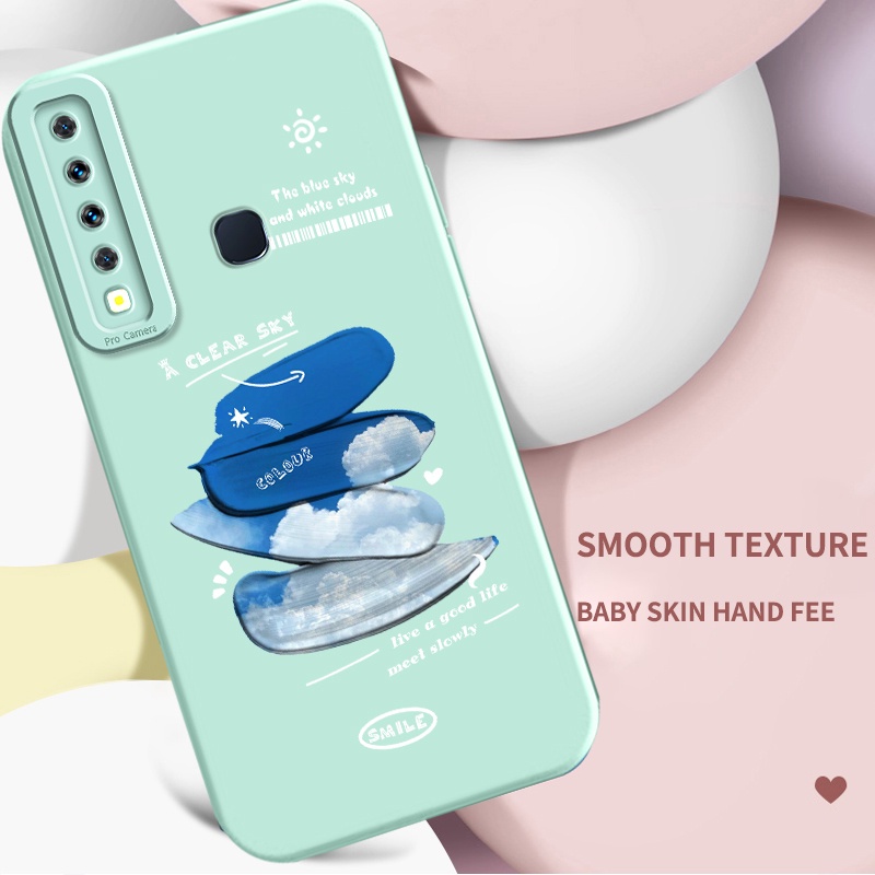 Ốp Điện Thoại Silicone Mềm Chống Sốc Hình Mắt Thiên Thần Cho Samsung Galaxy A9 2018