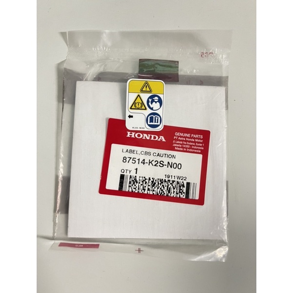 TEM CẢNH BÁO XE VARIO 160 / VARIO 125 2023