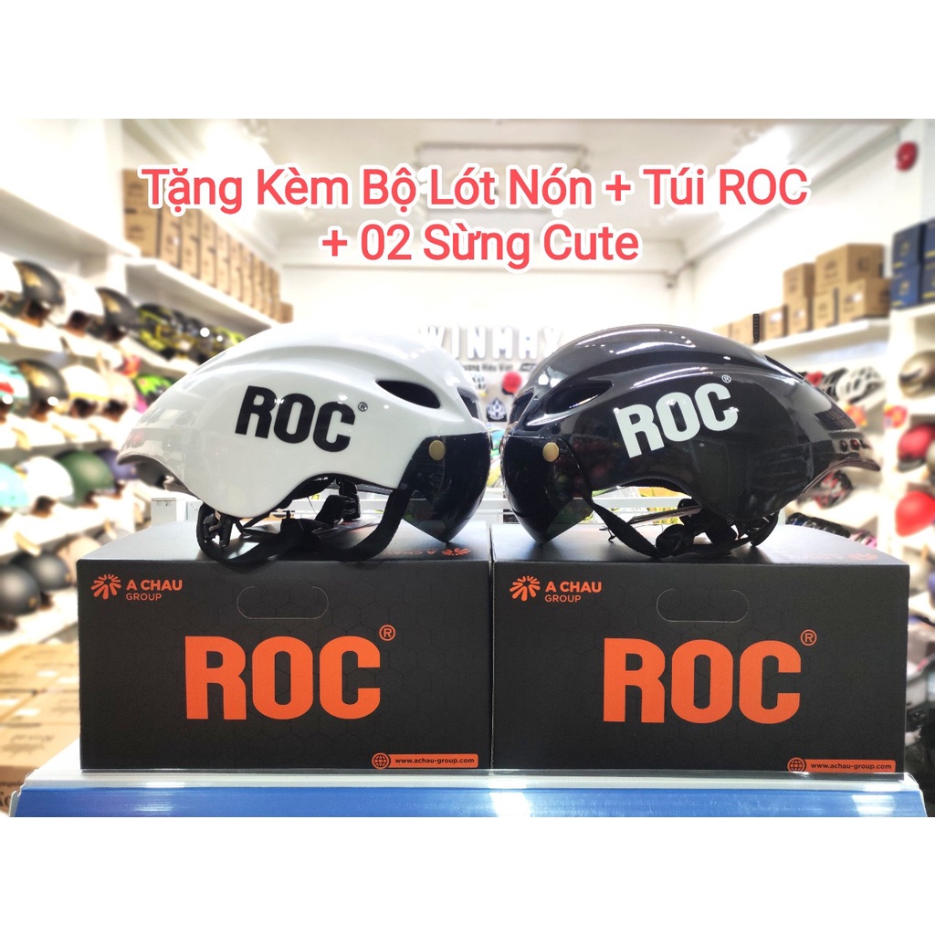 ROC HELMETS Mũ Bảo Hiểm Xe đạp Thể Thao Chính Hãng Bảo Hành 12 Tháng