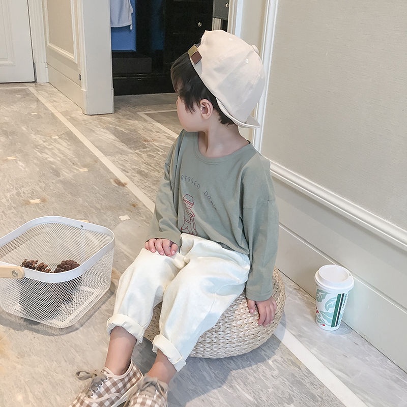 Quần Jean Dài Thiết Kế Mới Đơn Giản Thời Trang Mùa Xuân Theo Phong Cách Hàn Quốc Cho Bé Trai