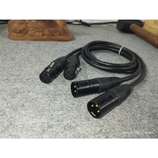 Dây Canon Đực Cái Hitachi bãi nhật lõi mạ bạc chống nhiễu cực tốt dài 1m