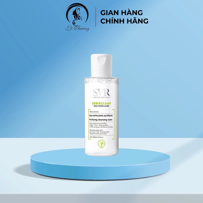 Nước làm sạch da, tẩy trang và giúp loại bỏ dầu cho da SVR SEBIACLEAR Eau Micellaire 75ml