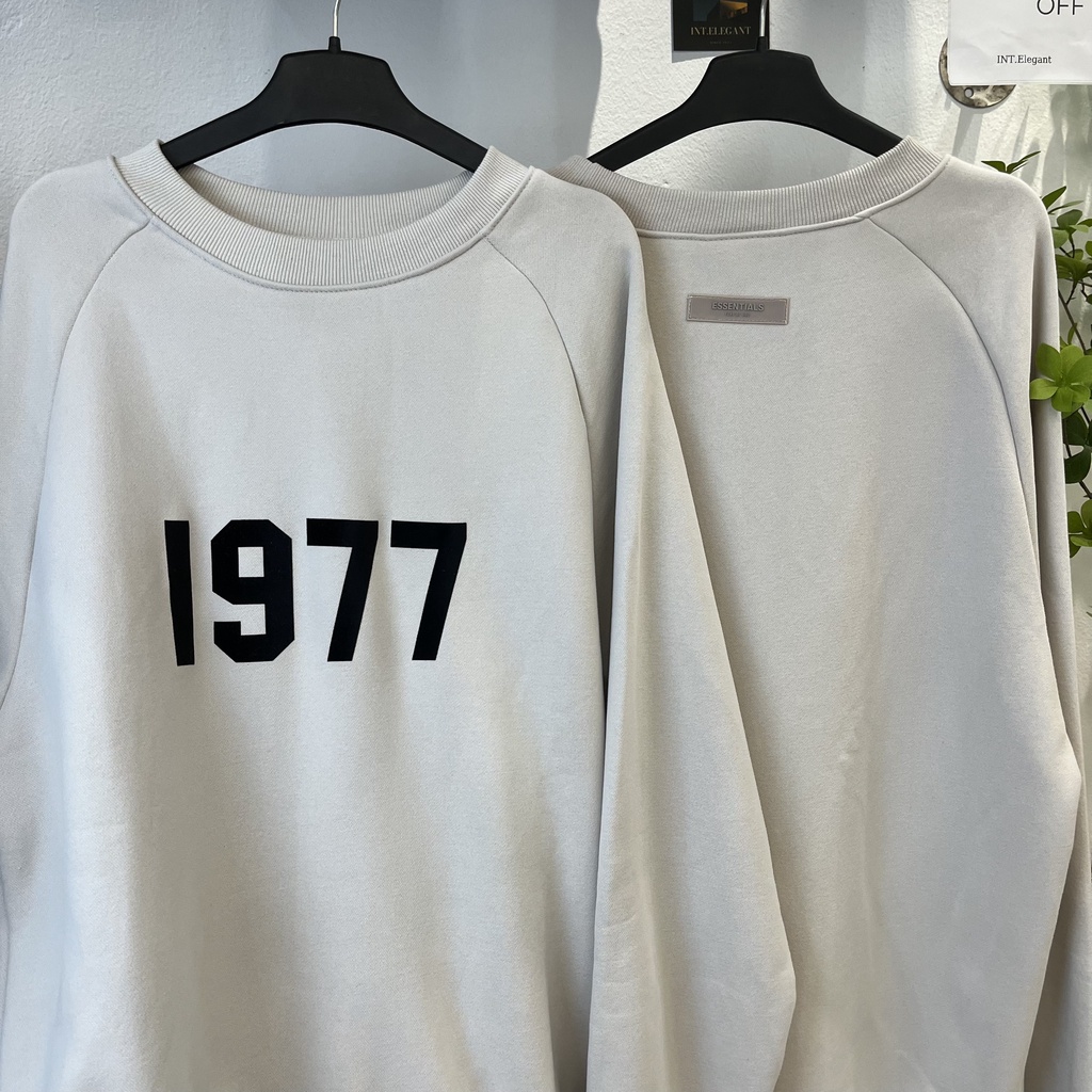 Áo sweater 1977 FOG FEAR OF GOD cao cấp , Áo nỉ dài tay Essentials 1977 chất liệu nỉ bông oversize nam nữ