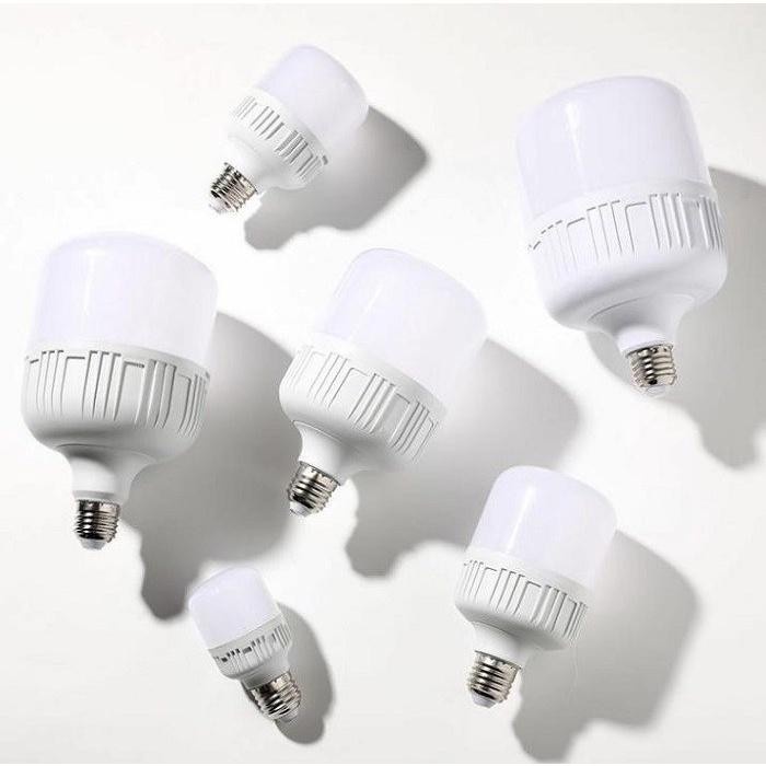 Bóng đèn LED 50w 40w 30w 20w 10w 5w siêu sáng tiết kiệm điện, LED BULB trụ chống nước BẢO HÀNH đổi mới 12 tháng